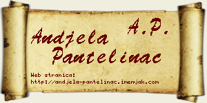Anđela Pantelinac vizit kartica